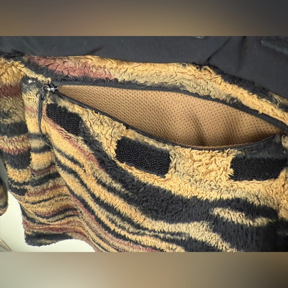 The North Face Campshire Sherpa Fleece Pullover Kangaroo Hoodie Tiger Mens XS FW - Picture 5 of 12